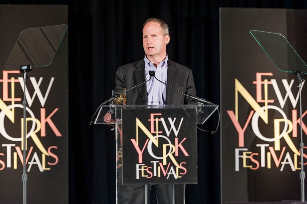 Craig Bengtson, vice president, SportsCenter, accepted awards won by the show and the Features Unit at the 2013 New York Festivals International Film and TV Awards on Tuesday in Las Vegas.