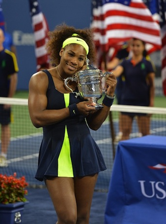 Serena Williams during the 2012 US Open. (Scott Clarke / ESPN Images)