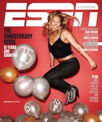 ESPN The Mag 15th Anniversary cover. 