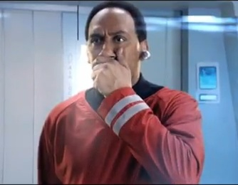 Stephen A. Smith in stars in new Star Trek ad. (ESPN)