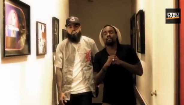 Stalley and Wale created the First Take theme song, "Every Word Great"