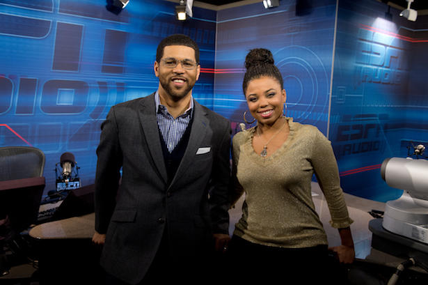 His & Hers with Michael Smith and Jemele Hill. (Joe Faraoni / ESPN Images)