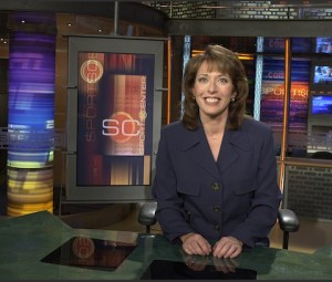 2000?: ESPN anchor Linda Cohn on the SportsCenter set. (Rich Arden/ESPN Images) Credit: Rich Arden/ESPN 2000