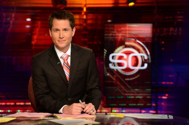 SportsCenter anchor Matthew Barrie (Joe Faraoni/ESPN Images)