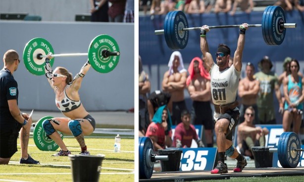 2013 CrossFit Games champions Rich Froning and Samantha Briggs. (Photo courtesy of CrossFit) 