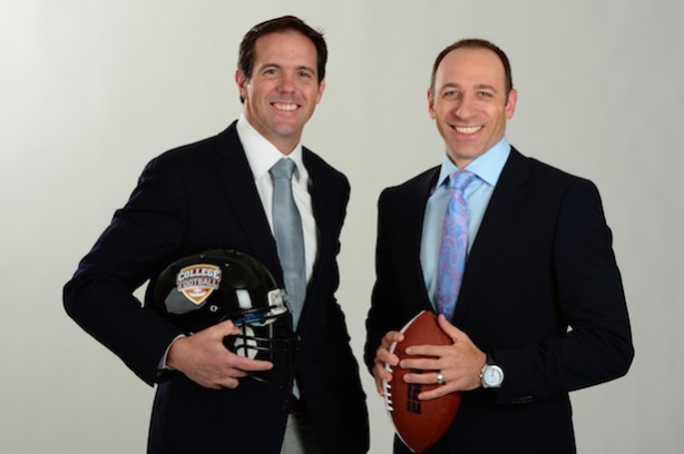 Brian Griese (l) and Dave Pasch. (Joe Faraoni / ESPN Images)