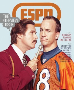 ESPN The Magazines's third annual interview issue.