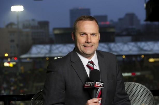 ESPN soccer play-by-play commentator Adrian Healey (Scott Clarke / ESPN Images)