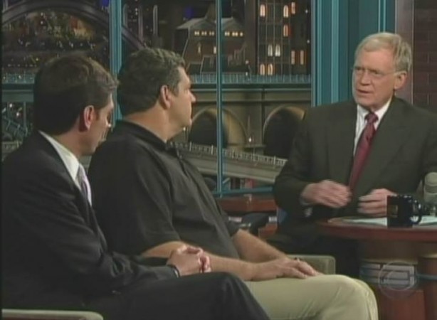 Mike Greenberg and Mike Golic have appeared on Letterman's show a total off 11 times, the most of anyone at ESPN.
