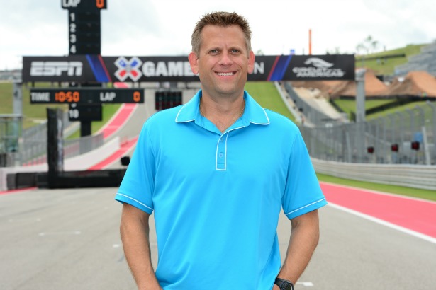Sport Science host John Brenkus on bringing his brand of instant analysis to the X Games: "The biggest challenge is reacting to the unexpected – things that you can’t control." (Phil Ellsworth/ESPN Images)
