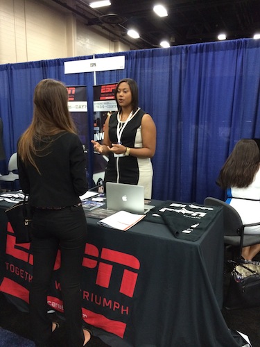 ESPN Booth at Career Expo (Gabby Nunez/ESPN)