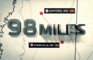 The SC anchors will be separated by 98 miles. (ESPN)